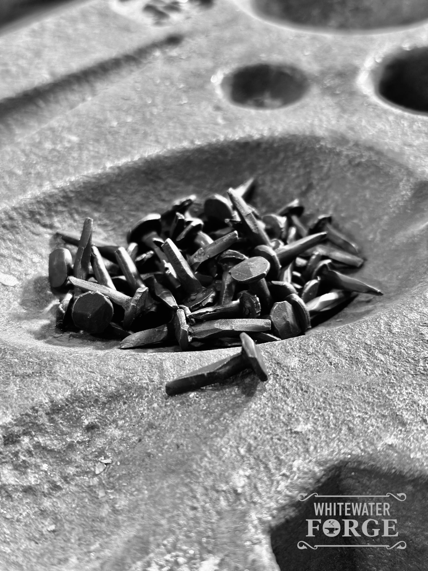 Hand forged nail 5/8