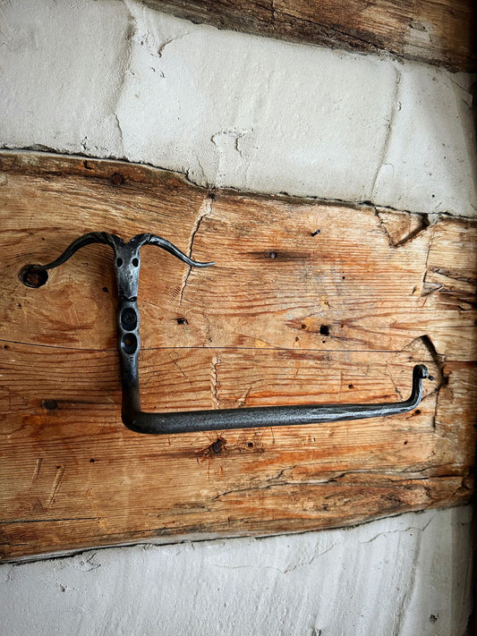 Forged Cow Head Toilet Paper Holder